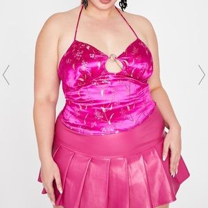 Pretty Lux Pleasure N Play Brocade Halter